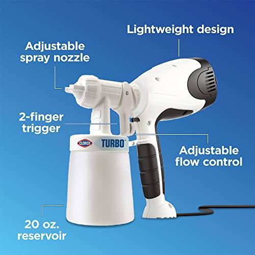 Clorox Turbo Handheld Power Sprayer for Small Businesses