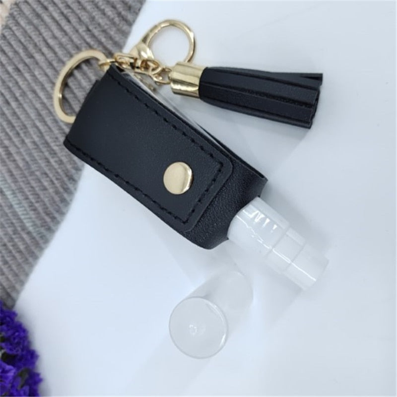 Hand Sanitizer/Hand Washing Gel Bottle with Keychain Holder