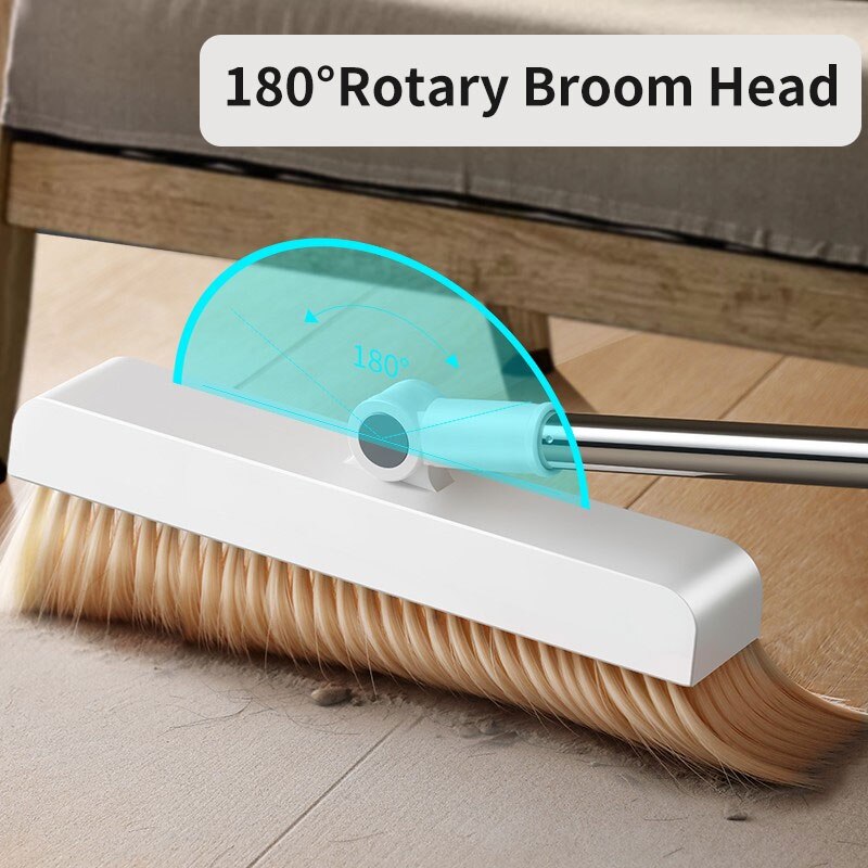 Dust Broom Cleaning Tool Rotatable Foldable Windproof Broom Dustpan Set Home Sweeping Cleaning Tools Kit New