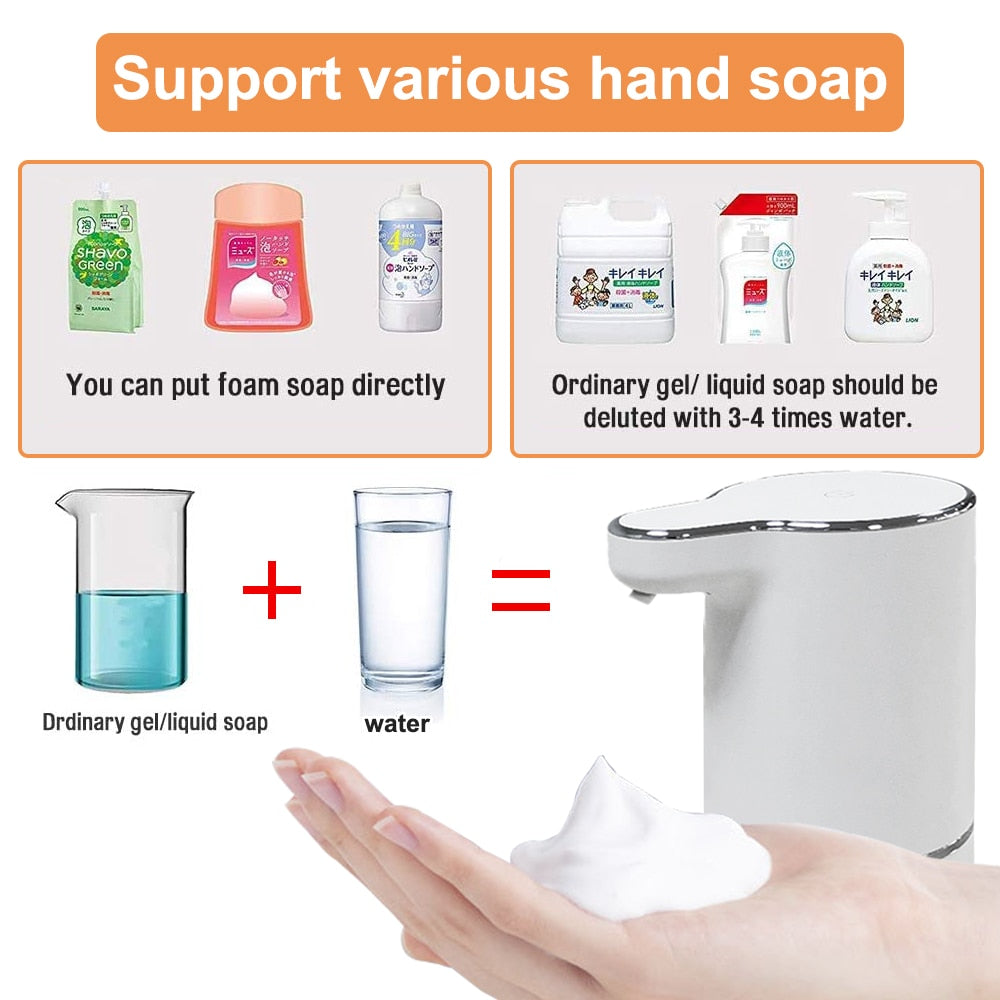 Automatic Foam Soap Dispenser / Touchless Sensor USB Smart Foam Machine